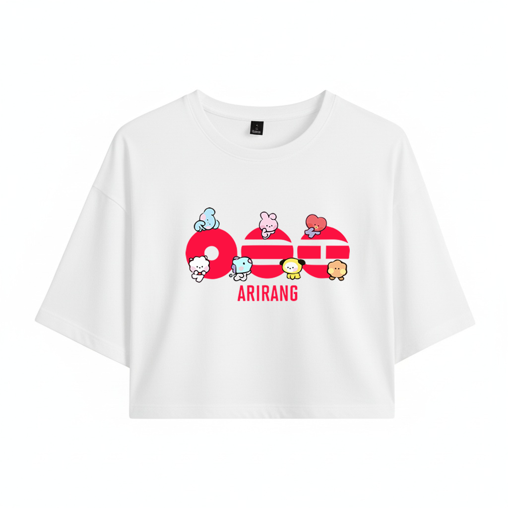 Crop BTS BT21 Arirang Logo
