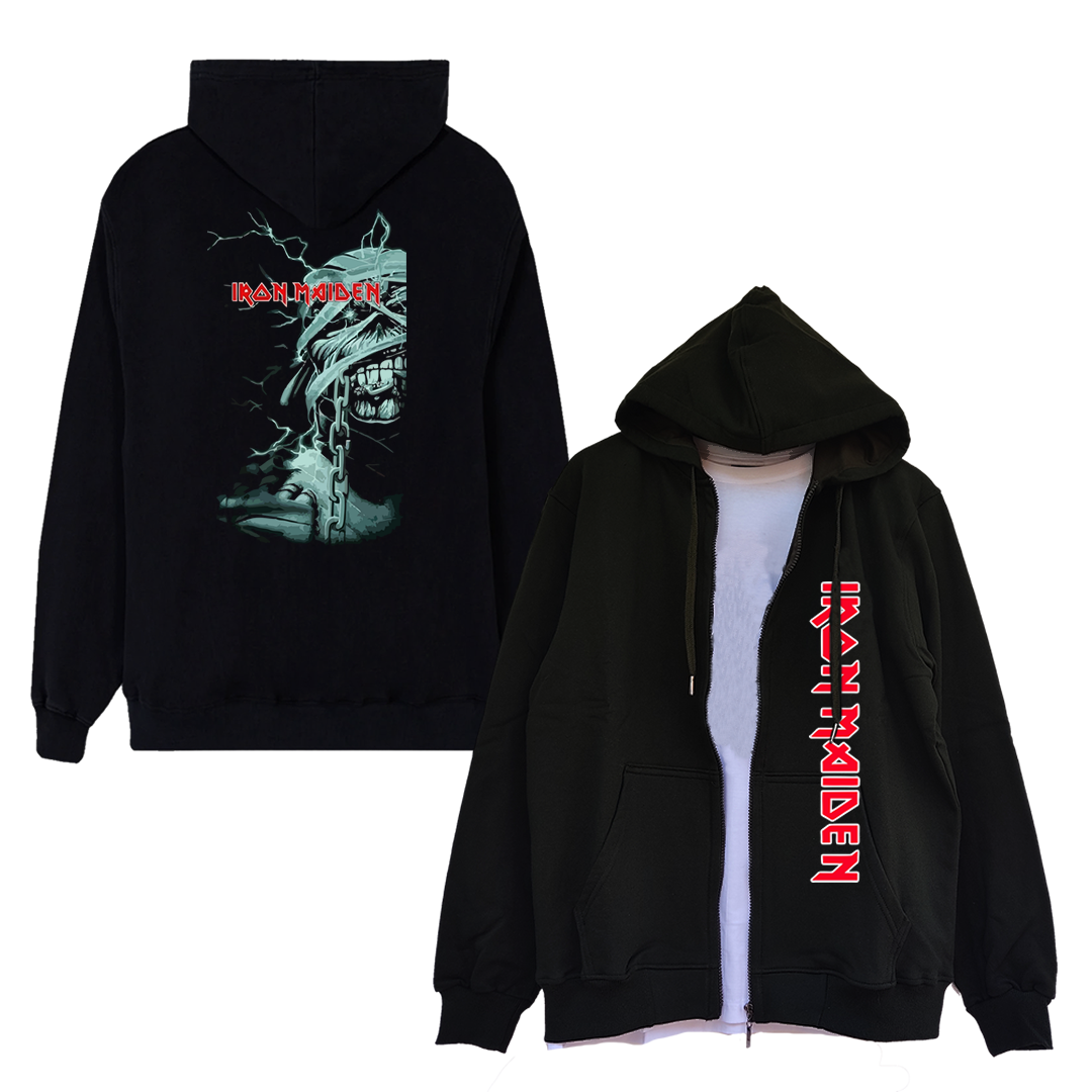 Hoodie Cierre Iron Maiden