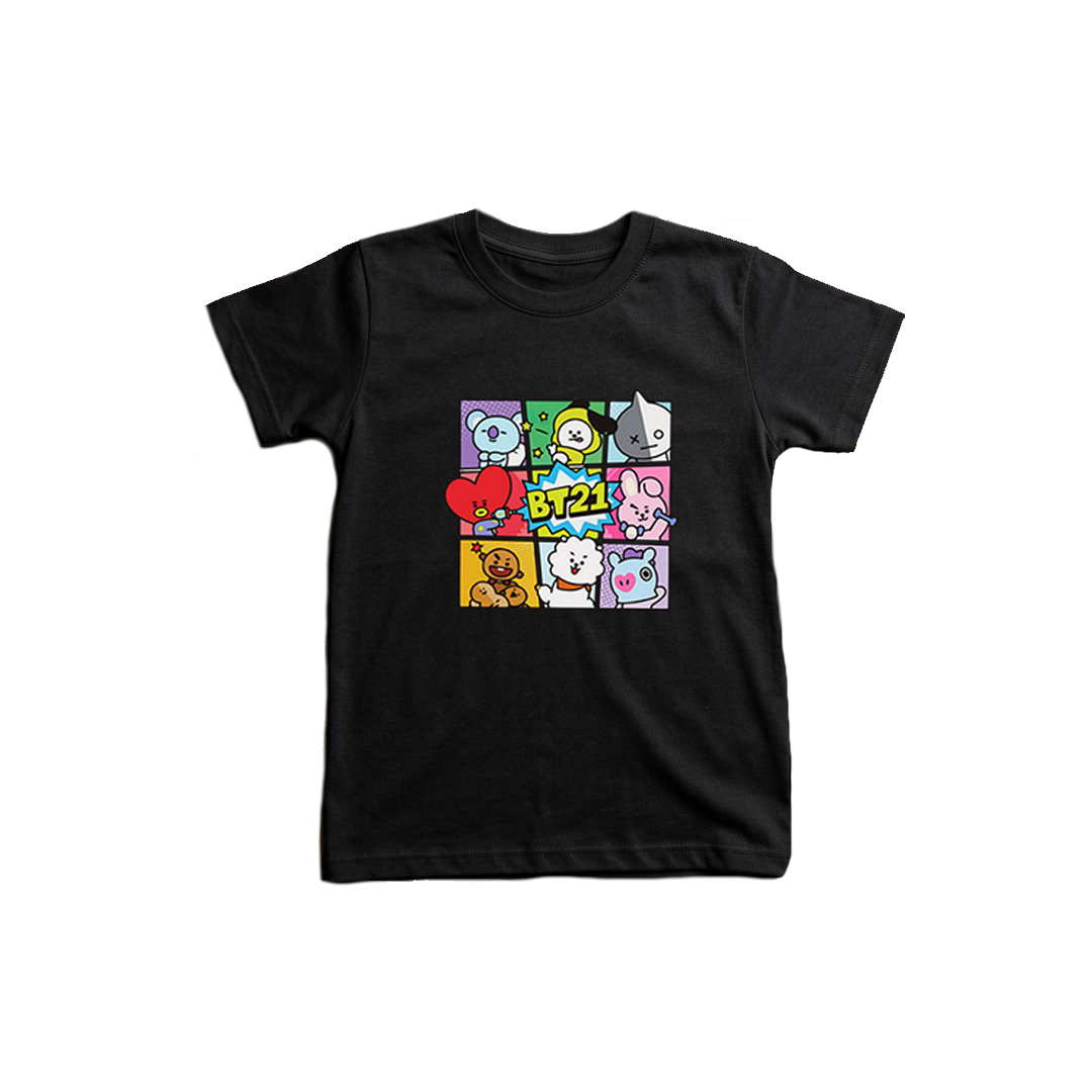 Baby Tee BTS BT21 Collage