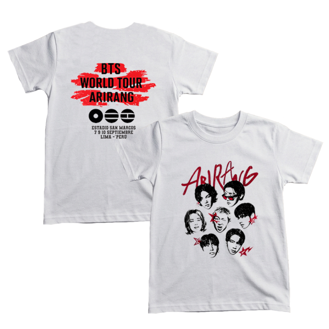 Baby Tee BTS World Tour Faces