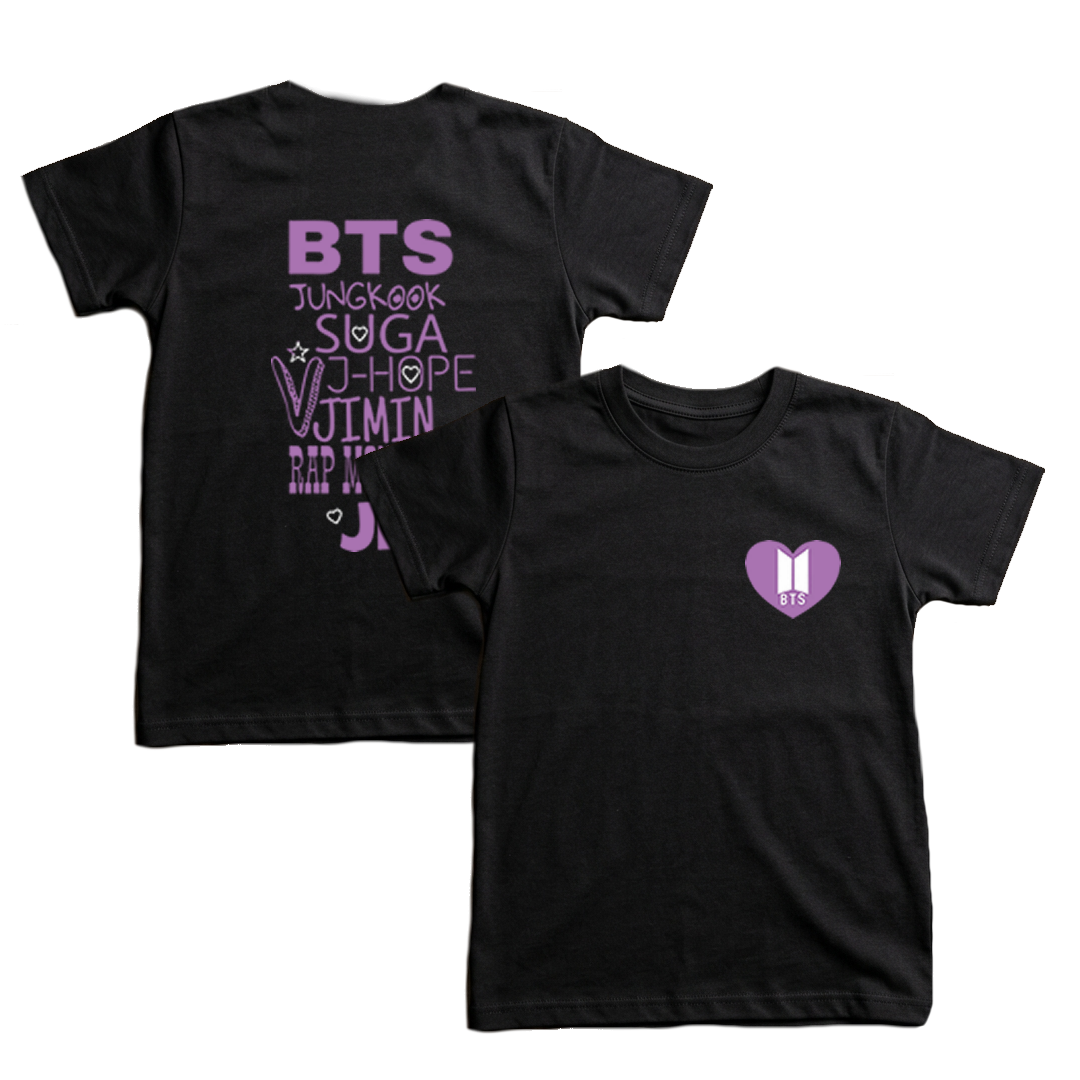 Baby Tee BTS Band Corazón