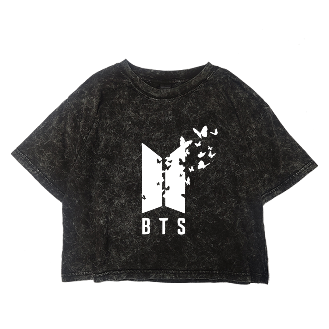 Crop Acid BTS Classic Logo Butterfly