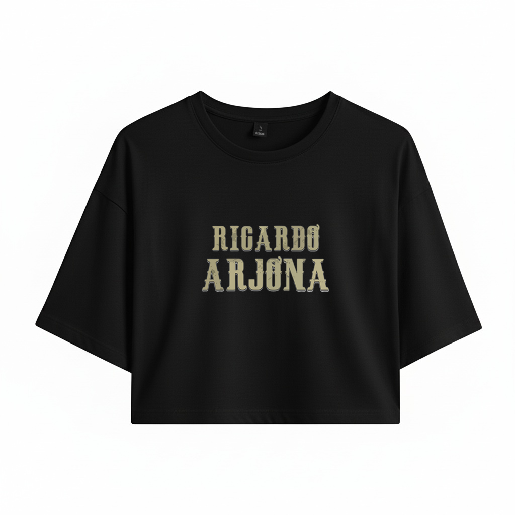 Crop Ricardo Arjona Logo Vintage