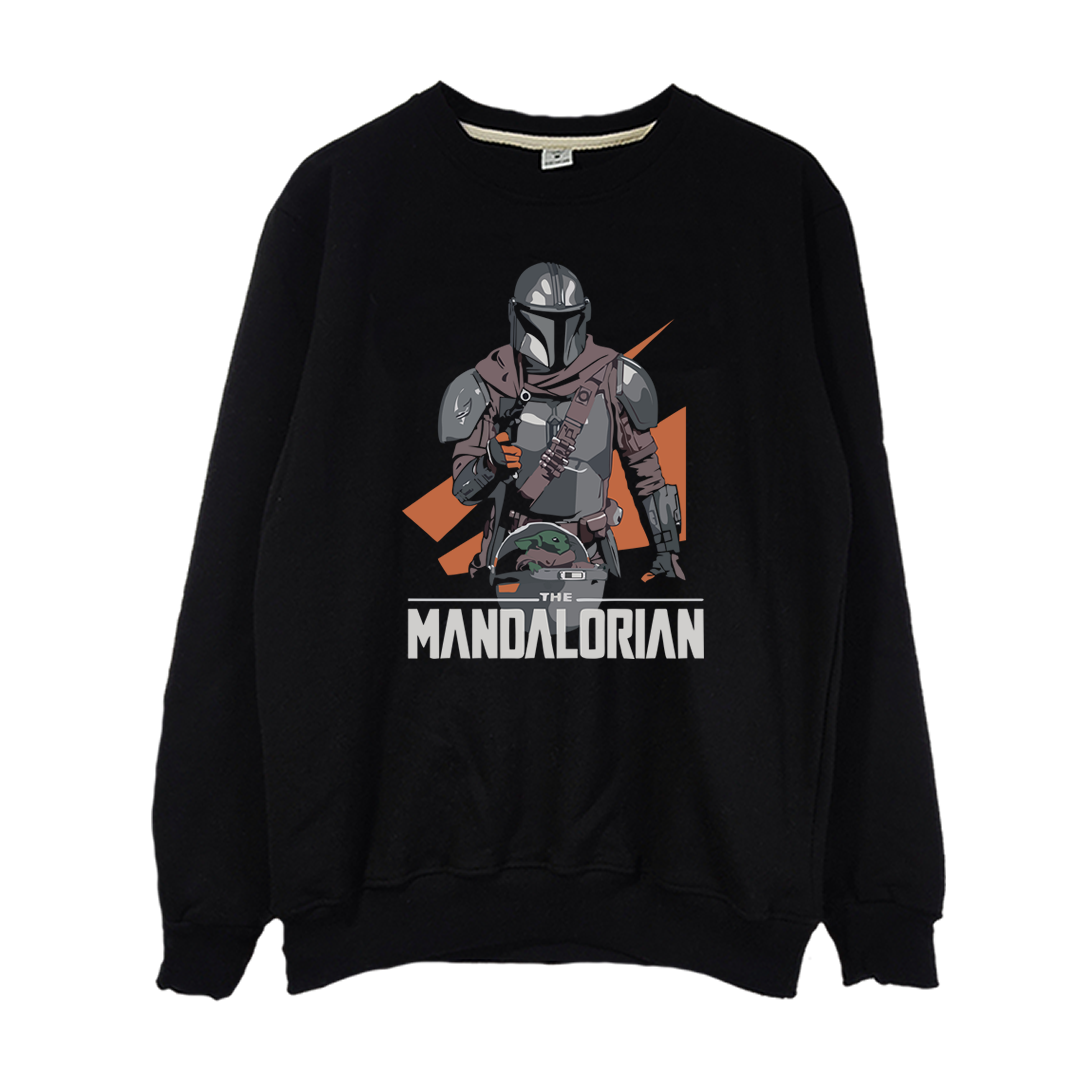 Crewneck Mandalorian y Grogu Din Djarin