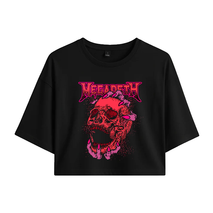 Crop Megadeth Death Skull