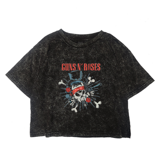 Crop Guns N' Roses Skull