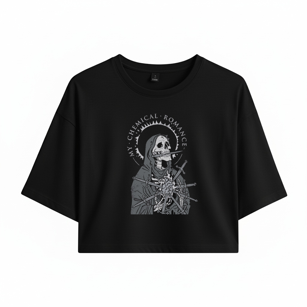 Crop My Chemical Romance Skull