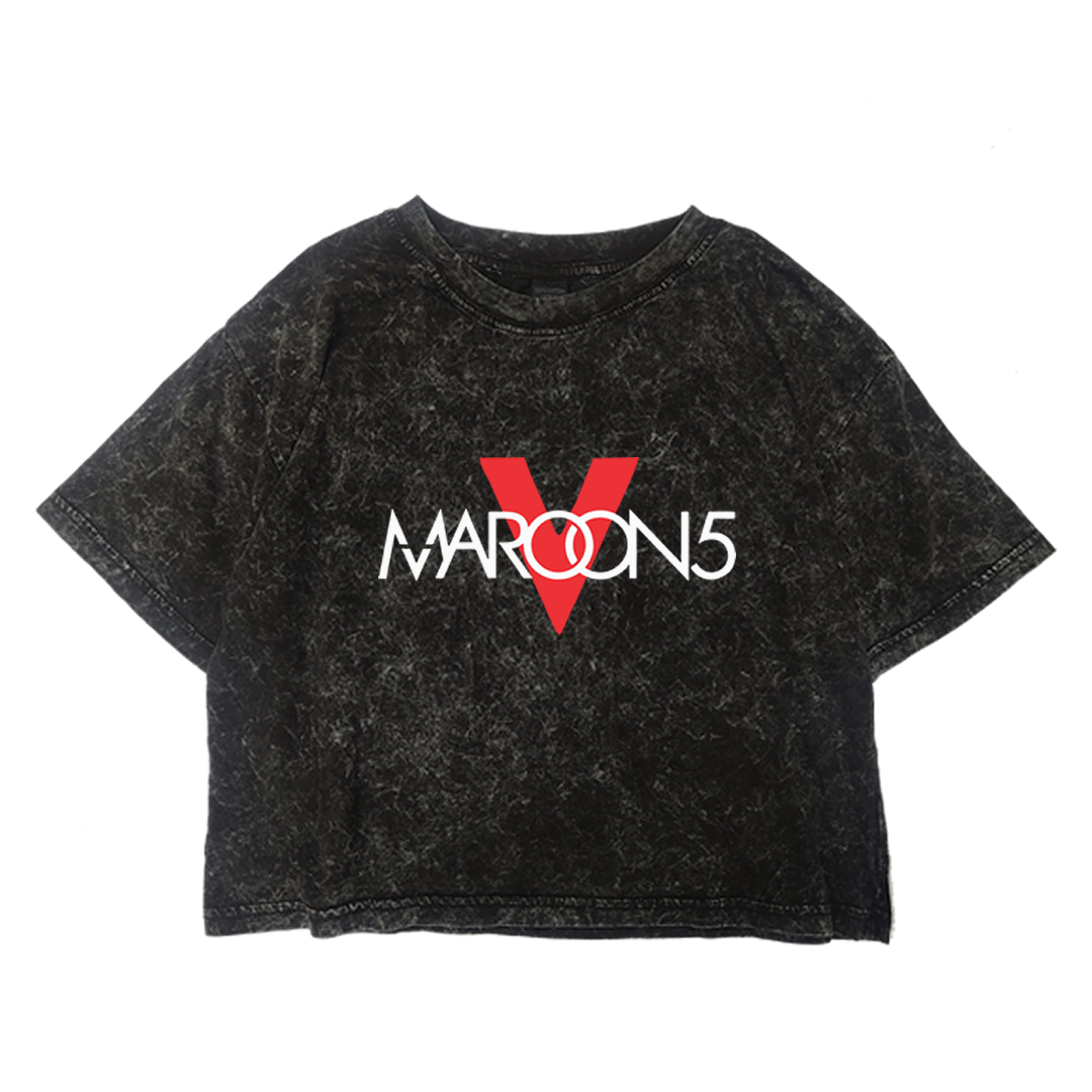 Crop Acid Maroon 5 Logo