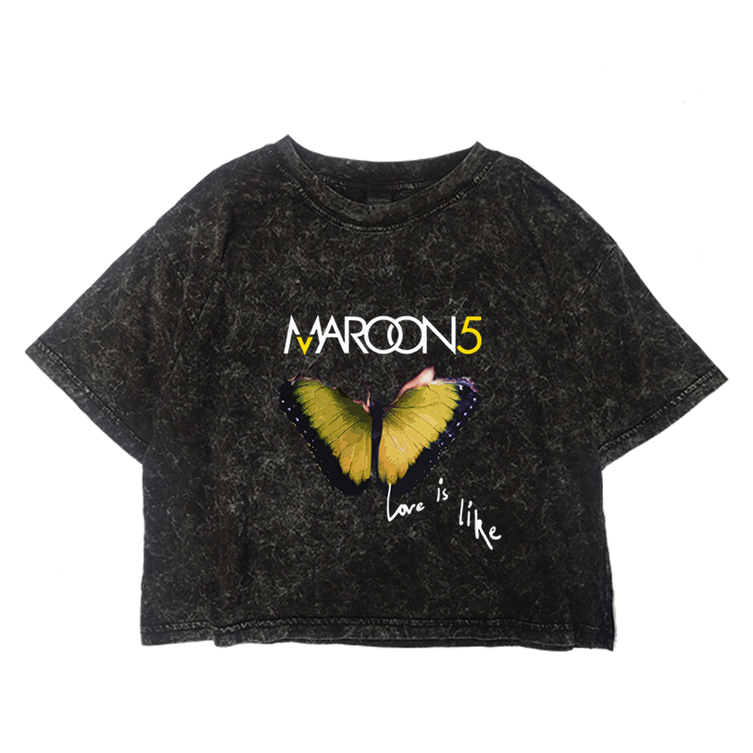 Crop Acid Maroon 5 Love Is Like