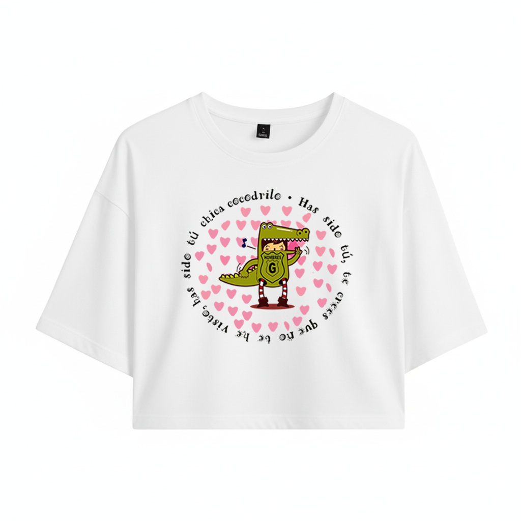 Crop Hombres G Chica Cocodrilo
