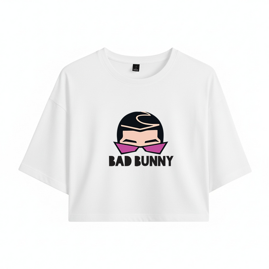 Crop Bad Bunny Lentes