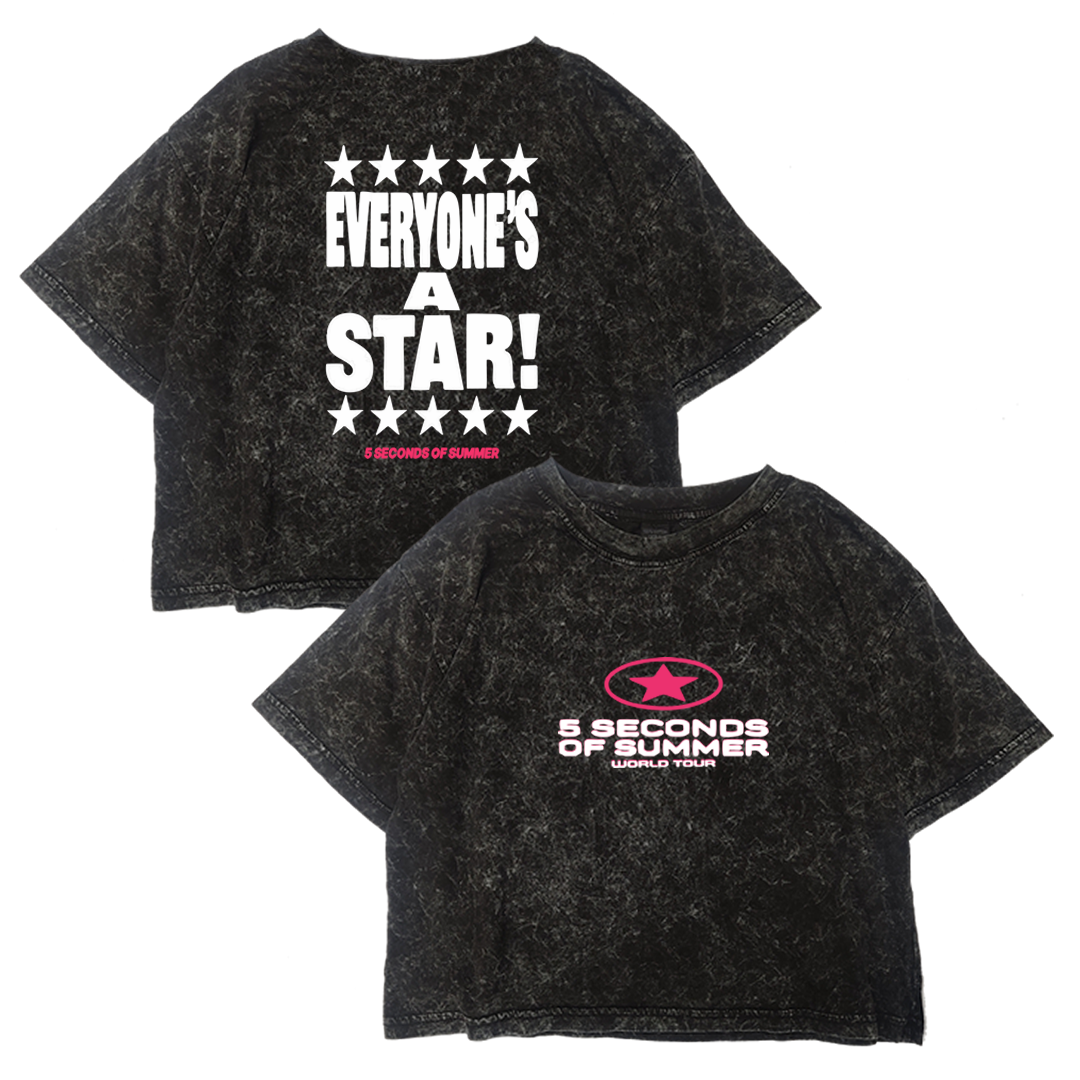 Crop Acid 5 Seconds of Summer Star Tour Logo