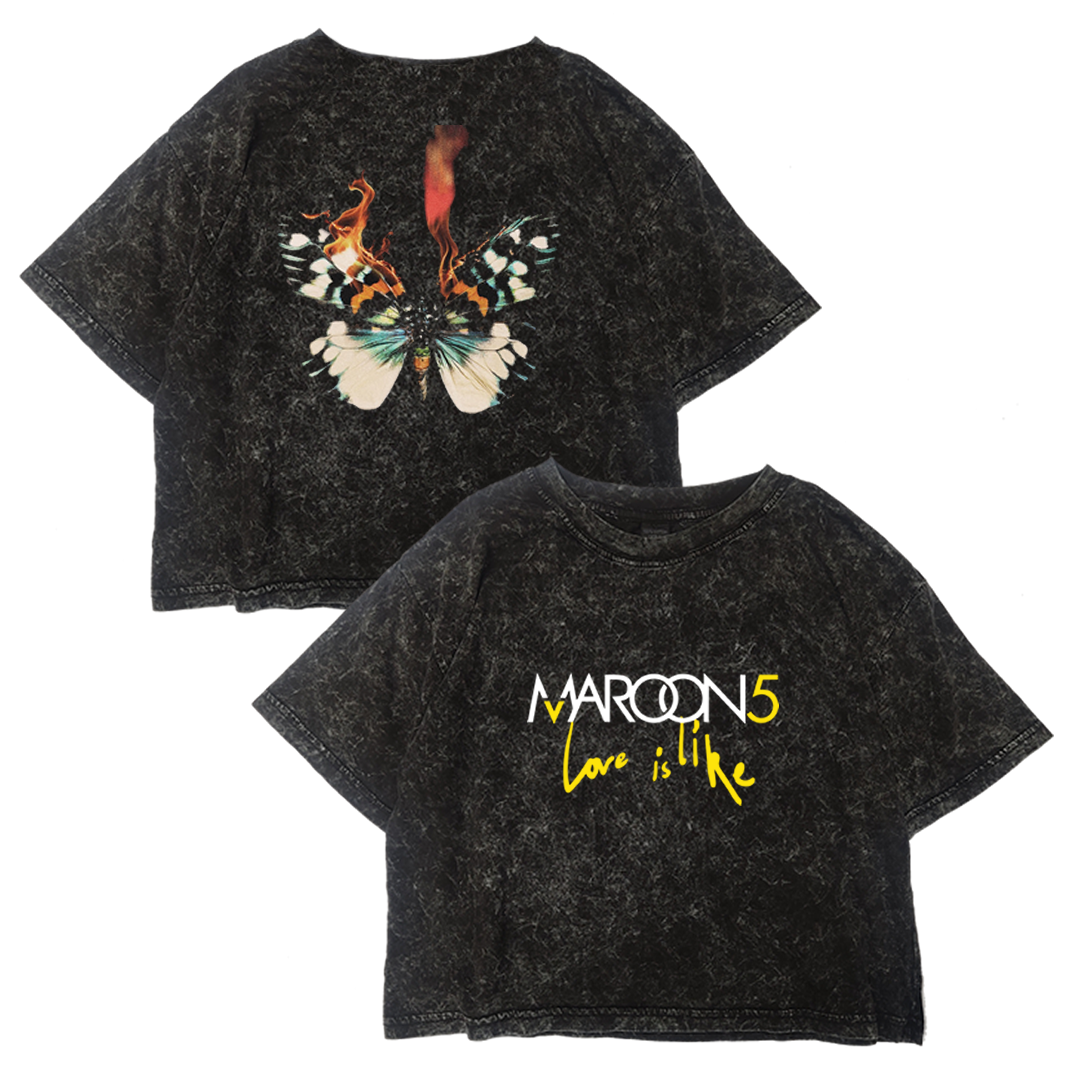 Crop Acid Maroon 5 Love Is Like