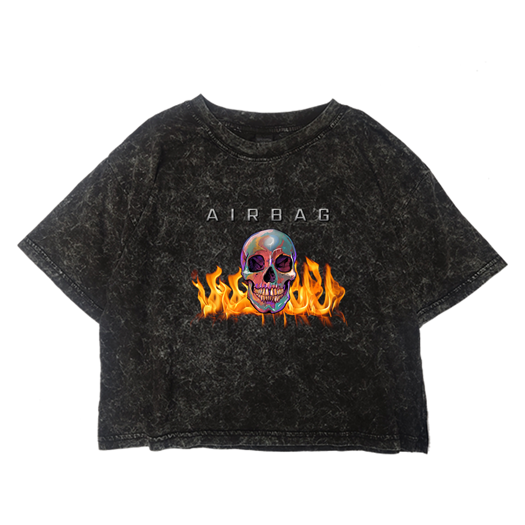 Crop Airbag Skull