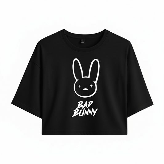 Crop Bad Bunny Conejo Silueta