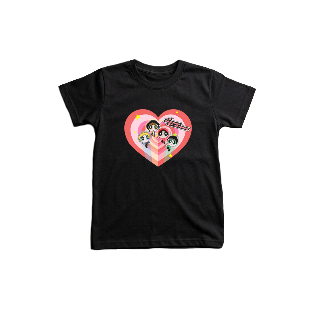 Baby Tee 5 Seconds of Summer Powerpuff