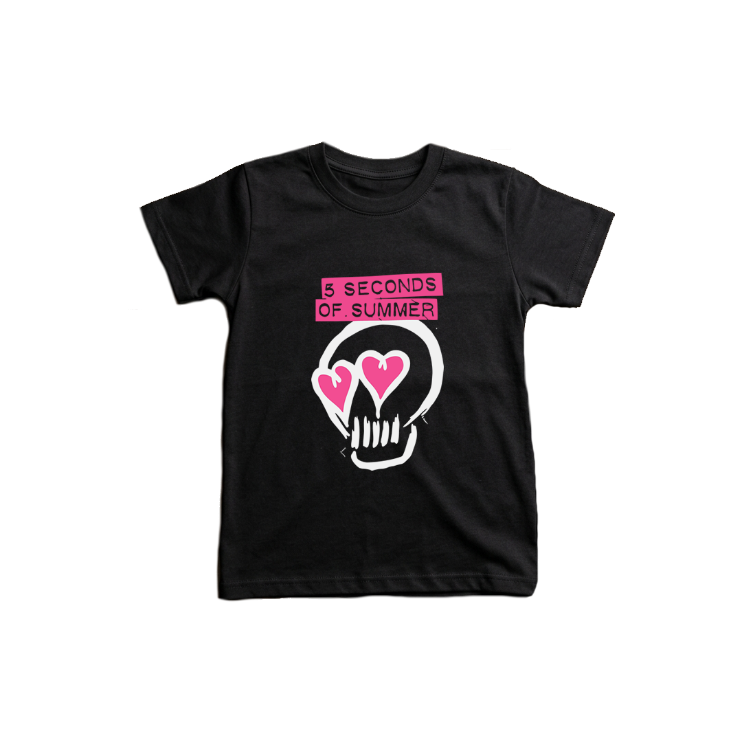 Baby Tee 5 Seconds of Summer Skull