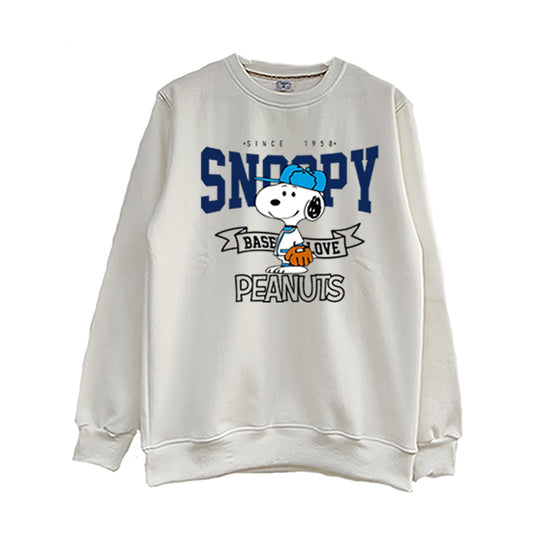 Crewneck Snoopy Baseball