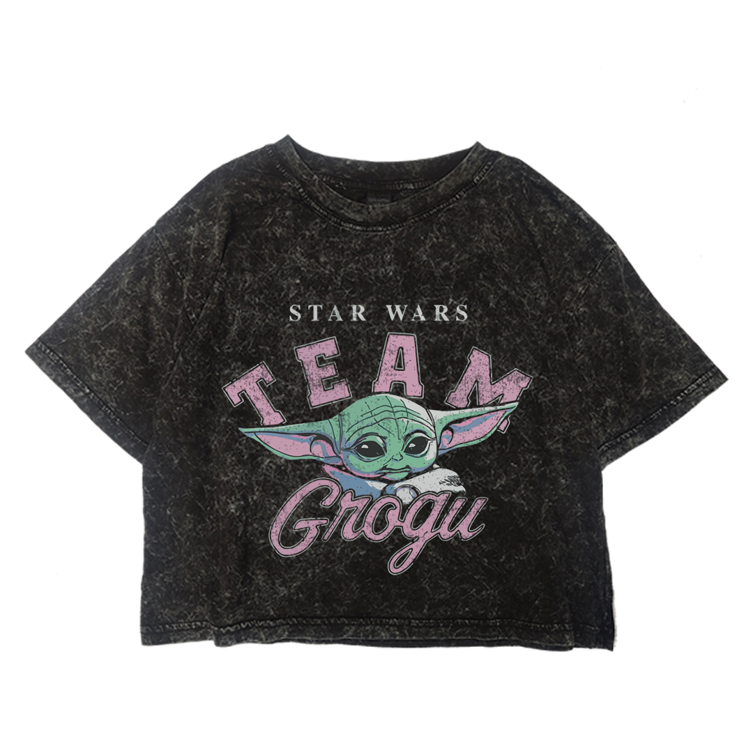 Crop Acid Mandalorian y Grogu Team Grogu