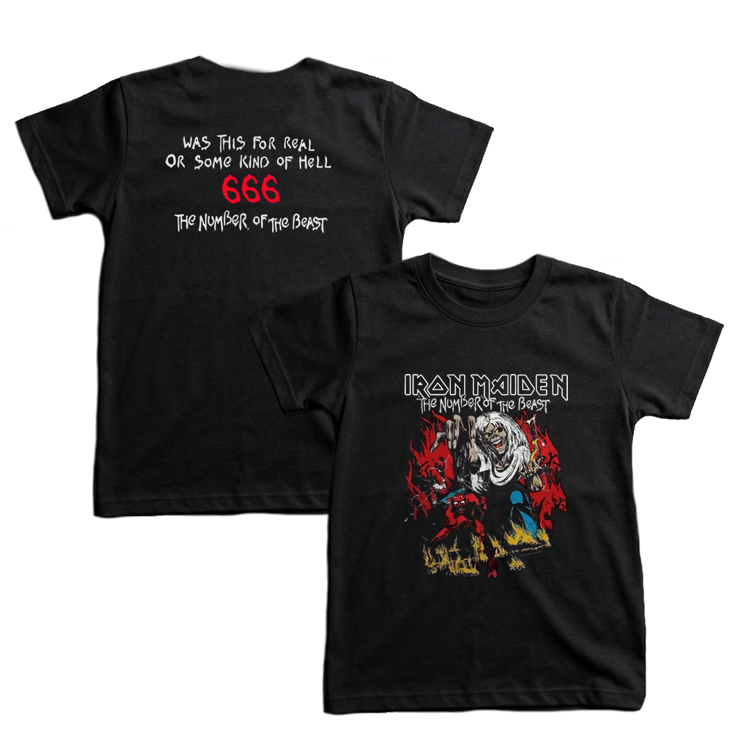 Baby Tee Iron Maiden The Number of the Beast 666