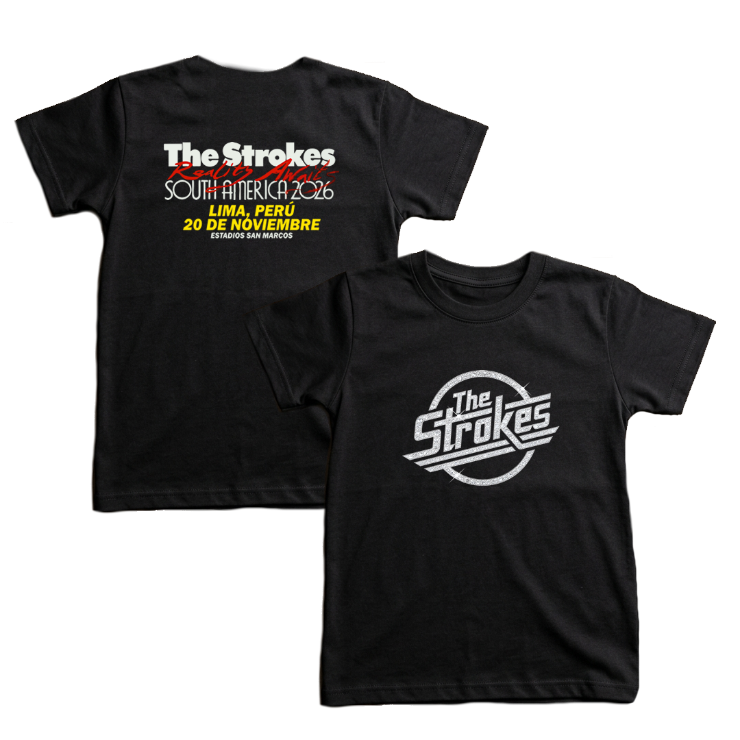 Baby Tee The Strokes Reality Awaits World Tour 2026