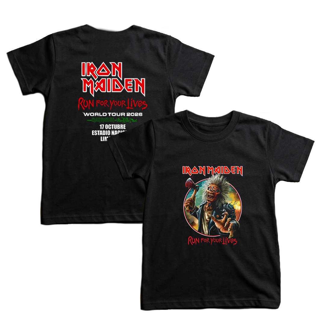 Baby Tee Iron Maiden Run for Your Lives World Tour 2026