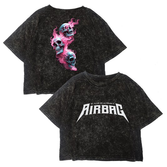 Crop Acid Airbag Skull