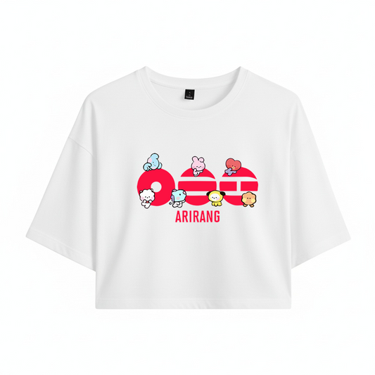 Crop BTS BT21 Arirang Logo