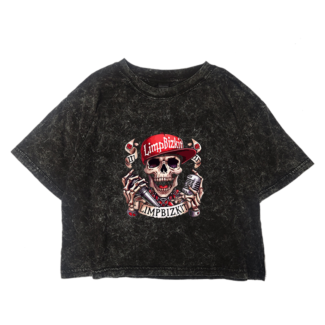 Crop Limp Bizkit Skull Hat