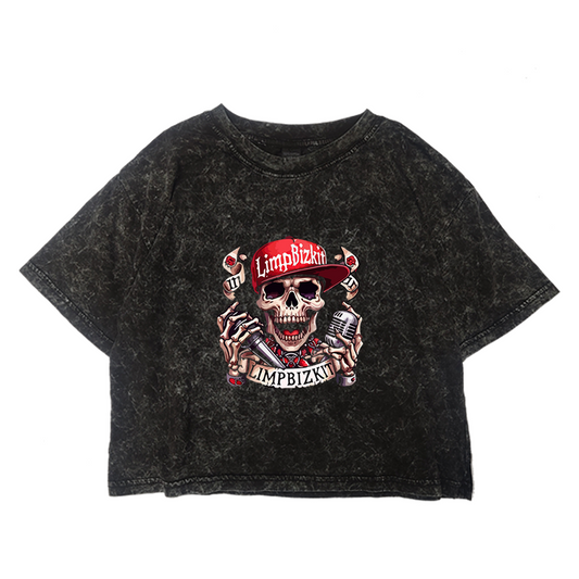 Crop Limp Bizkit Skull Hat