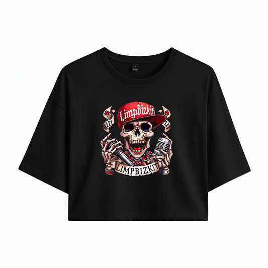 Crop Limp Bizkit Skull Hat