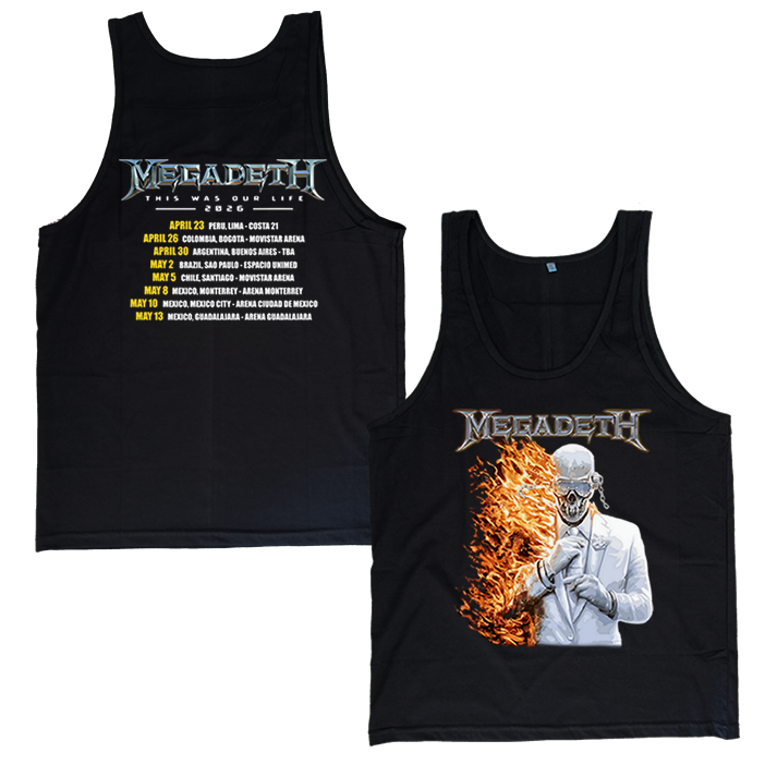 BVD Megadeth Tour LATAM 2026