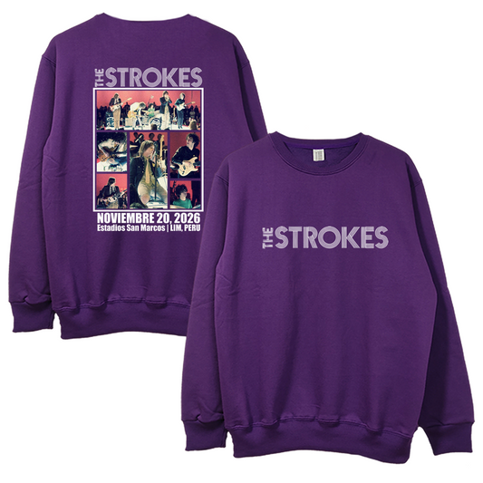 Crewneck The Strokes Poster Lima 2026