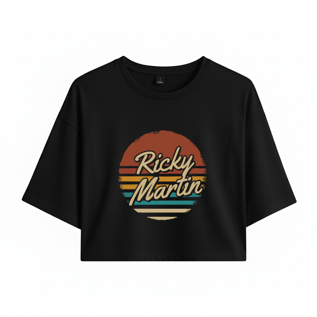 Crop Ricky Martin Sunset