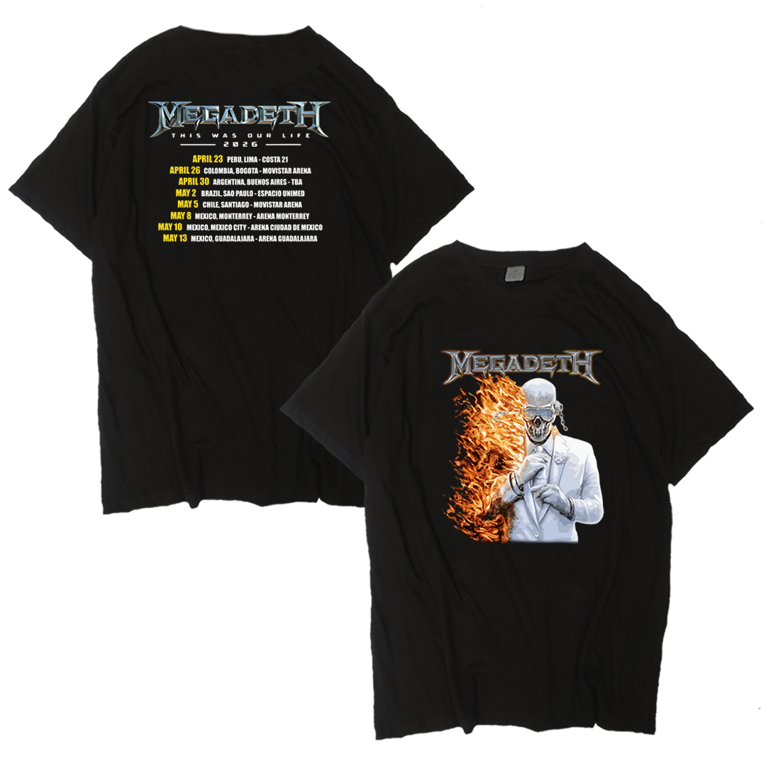 Polo Megadeth Tour LATAM 2026