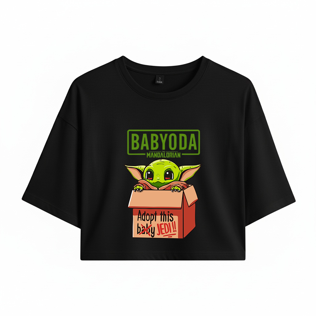 Crop Mandalorian y Grogu Babyoda