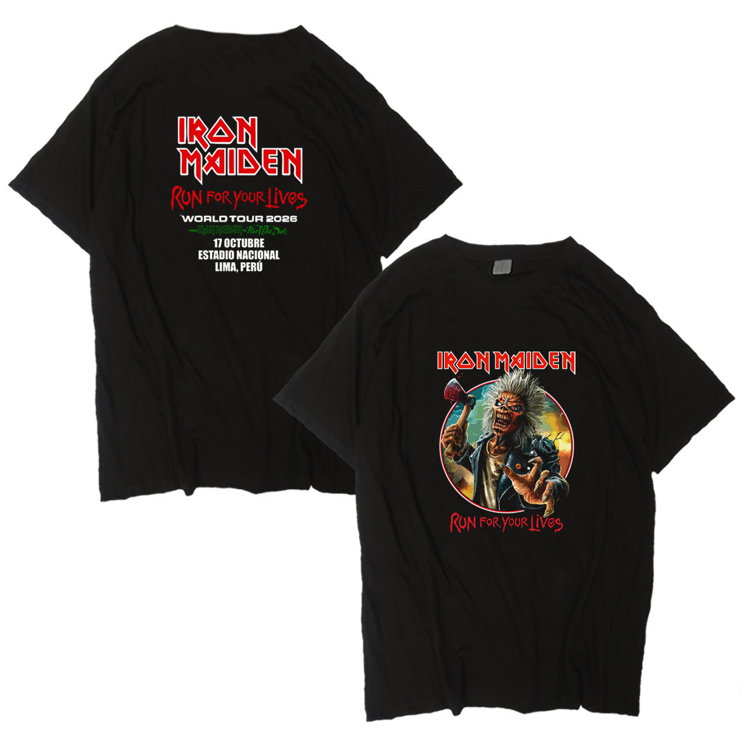 Polo Iron Maiden Run For Your Lives World Tour 2026
