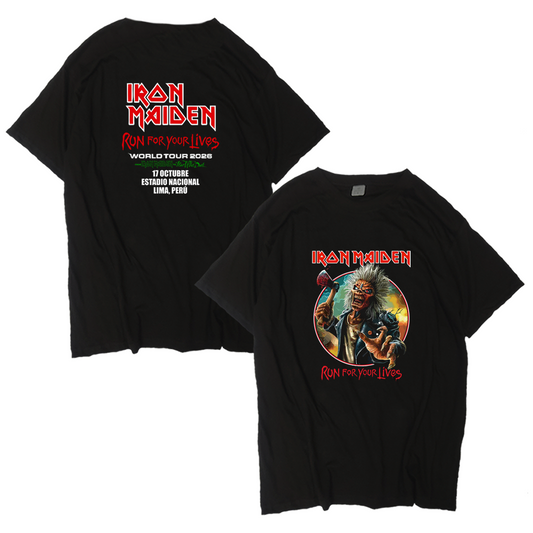 Polo Iron Maiden Run For Your Lives World Tour 2026