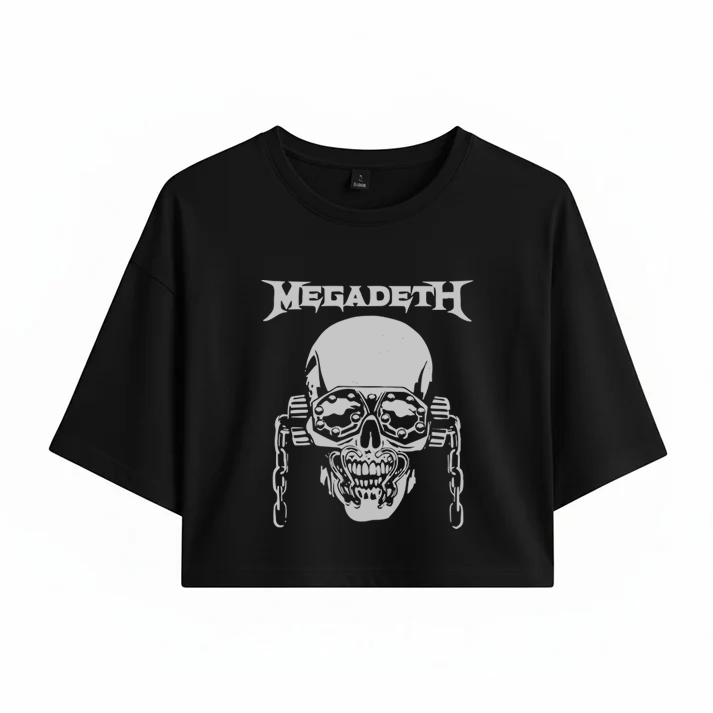 Crop Megadeth Vic Rattlehead