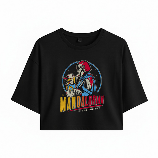 Crop Mandalorian y Grogu This Is The Way