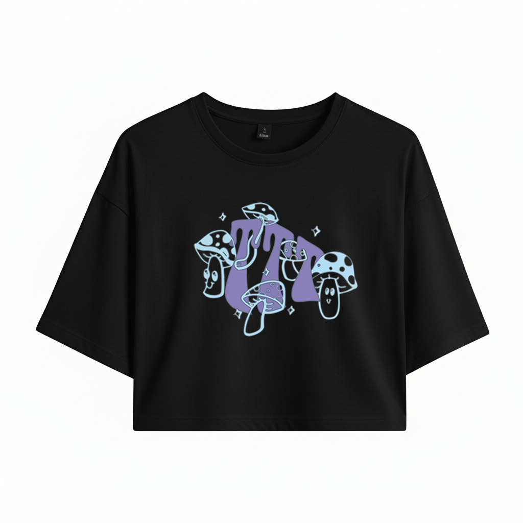 Crop Tini Mushroom Triple T