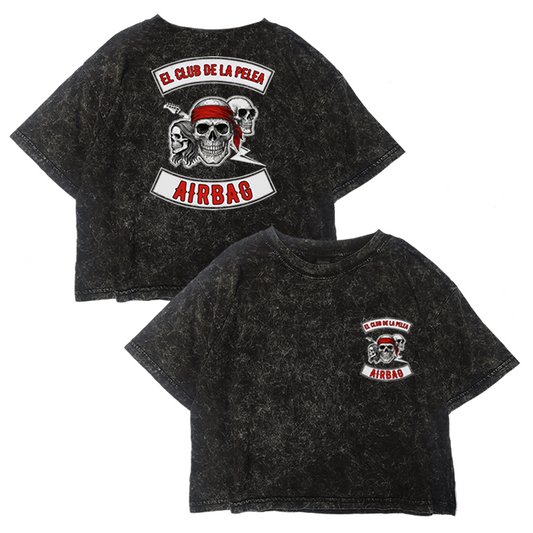 Crop Acid Airbag El Club de la Pelea Skull