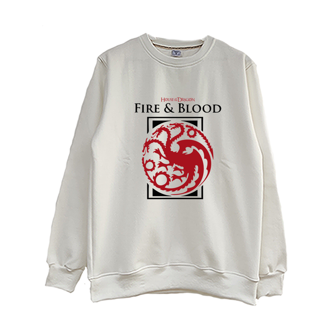 Crewneck House of the Dragon Fire & Blood