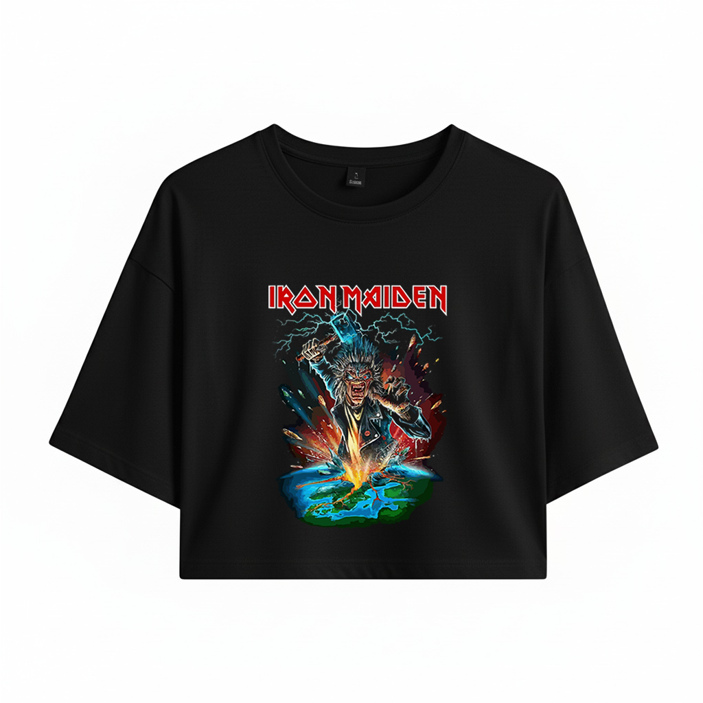 Crop Iron Maiden Run For Your Lives