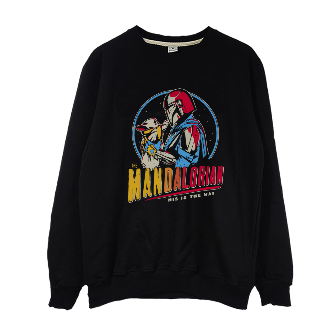 Crewneck Mandalorian y Grogu This Is The Way