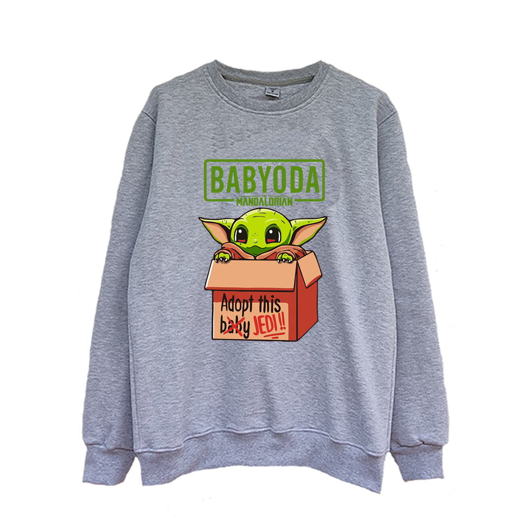 Crewneck Mandalorian y Grogu Babyoda