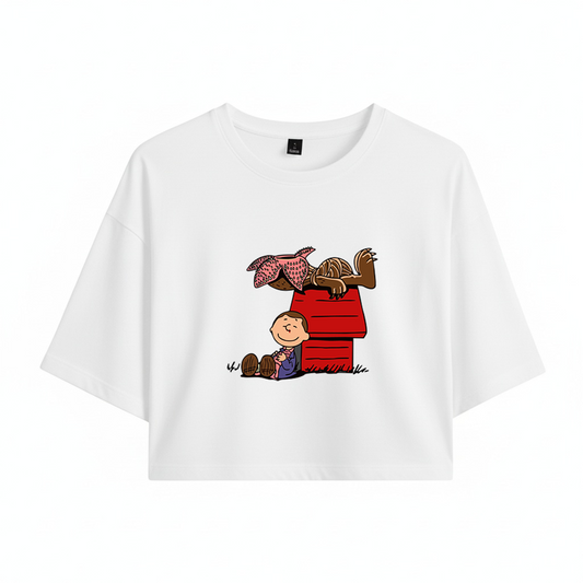 Crop Stranger Things Snoopy