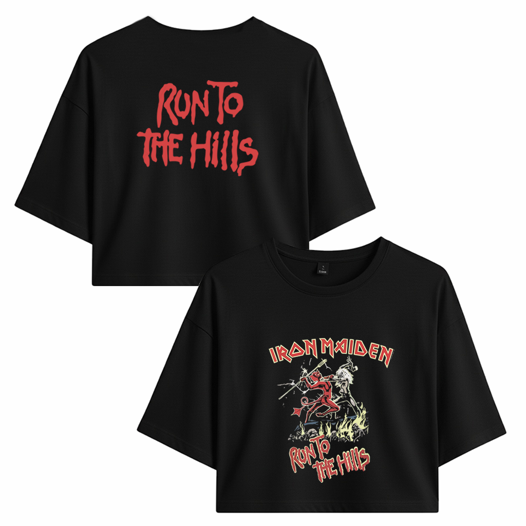 Crop Iron Maiden Run to the Hills