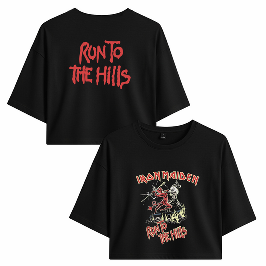Crop Iron Maiden Run to the Hills