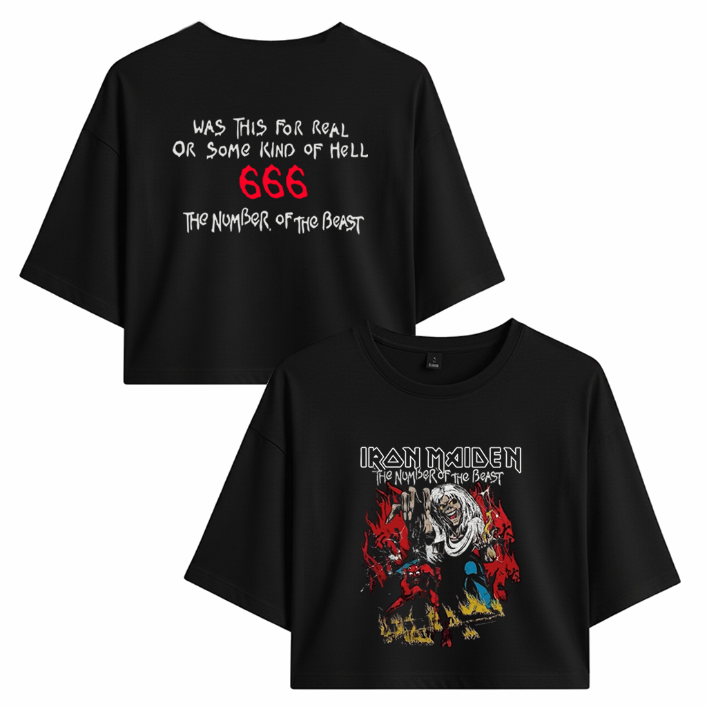 Crop Iron Maiden The Number of the Beast 666